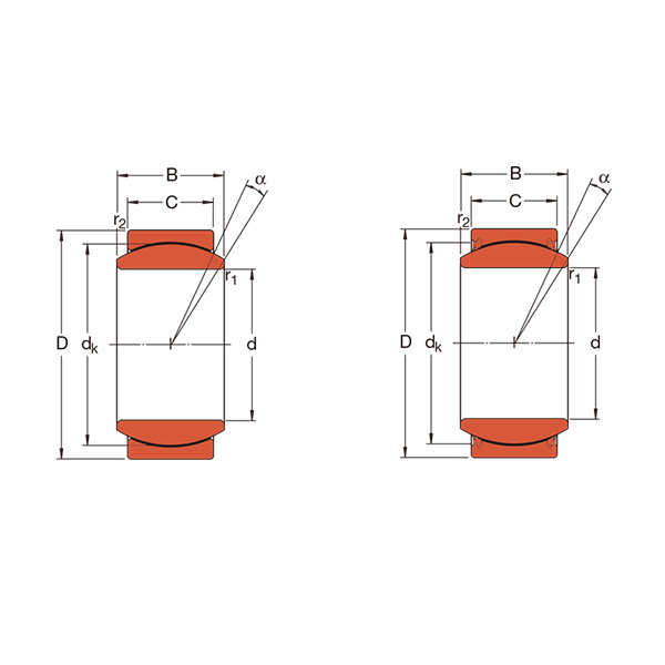 Spherical plain bearingsStructure diagram